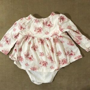 Gap red riding hood onesie.
